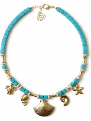 Charmlucky Deniz Kabuğu Charm Boncuk Kolye