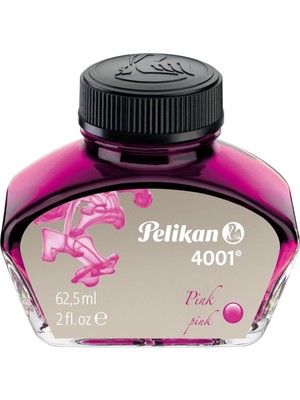 Pelikan Mürekkep Şişesi Mürekkep 4001, Pembe, 62,5 Ml, 1 Cam