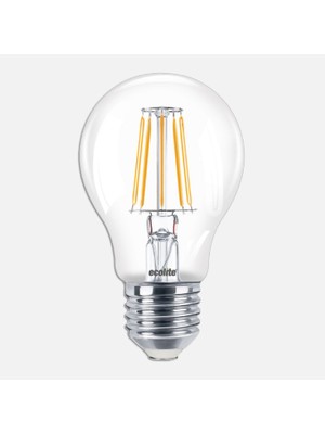 Ecolite LED Filament A60 11 W Sarı 2800K E27 LED Ampul (7'li Paket)