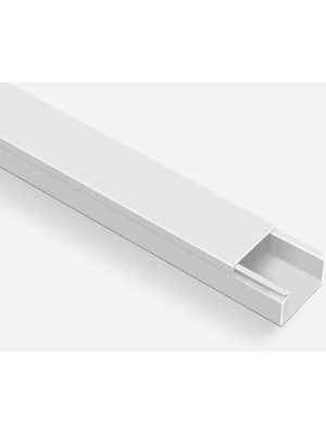 Mutlusan Kablo Kanalı 2m Beyaz 60X40 mm (8'li Paket)