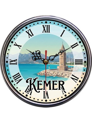 Bsb Kemer Temalı Duvar Saati 16CM B1026