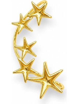 Charmlucky Çelik Yıldız Earcuff