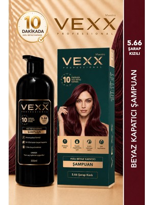 Vexx Maestro Vexx Professional Beyaz Kapatıcı Pratik Boya Şampuan Amonyaksız Formül 300 Ml.