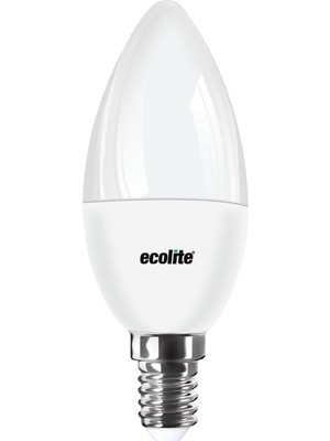 Ecolite C35 5 W Beyaz Mum E14 Duy 3'lü LED Ampul (7'li Paket)