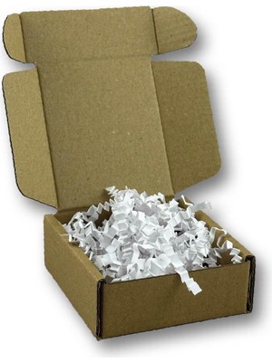 50 ADET8X8X3CM Kilitli Dayanıklı E-Ticaret Karton Kargo Kutusu