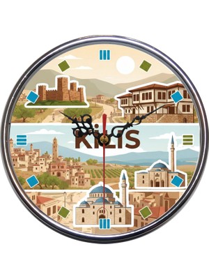 Bsb Kilis Temalı Duvar Saati 16CM A1546