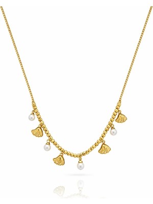 Charmlucky Özel Seri Midye Inci Charm Kolye