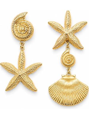 Venüs Design Çelik Deniz Yıldızı Küpe