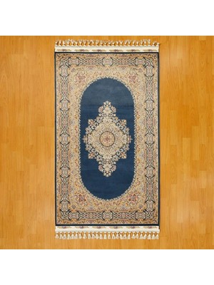 Mevlana Bazaar Oval Göbekli Klasik Saray 90 x 150 cm Ipek Halı