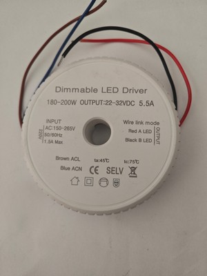 Dimmable Ayarlanabilir LED AVİZE Driver Sürücü 180-200W 5.5A