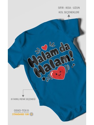 Morivo Kids Halam Da Halam! Kısa Kollu Bebek Body %100 Pamuk