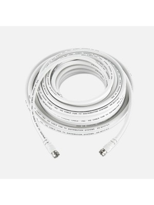 Mutlusan Tv Kablosu F Connector (U/6) 5 mt (7'li Paket)