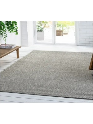 Vivense Bonna Antibakteriyel Jüt Halı, Gri 662 80X150 cm