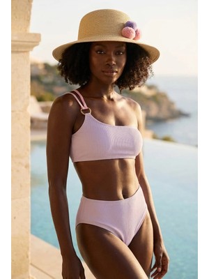 Katia & Bony Kadın Ponponlu Hasır Şapka Bej