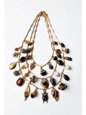 Charmlucky Çelik 3lü Charm Charm Kolye