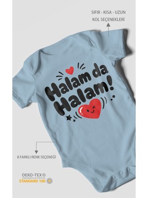 Morivo Kids Halam Da Halam! Kısa Kollu Bebek Body %100 Pamuk