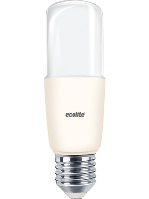 Ecolite T37 9 W Beyaz Stick E27 Duy LED Ampul (7'li Paket)