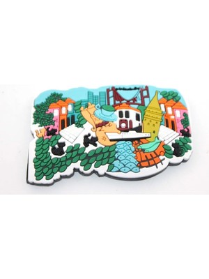 Store Istanbul Temalı Magnet 7X10 cm | Dekoratif Buzdolabı Süsü Turistik Hatıra