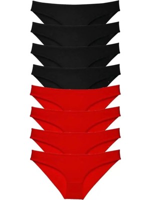 Modenya 8 Adet Süper Eko Set Likralı Kadın Slip Külot