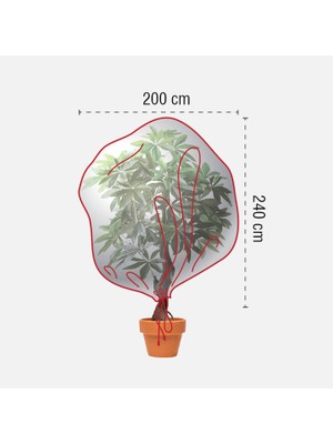 Homaks Bitki Soğuk ve Don Koruma Örtüsü 2 Adet 200X240 (2'li Paket)