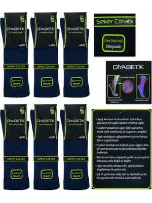 Şirin Erkek Bambu Şeker Çorabı 8100 - 6 Adet