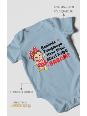 Morivo Kids Babaya Özel Kısa Kollu Bebek Body %100 Pamuk