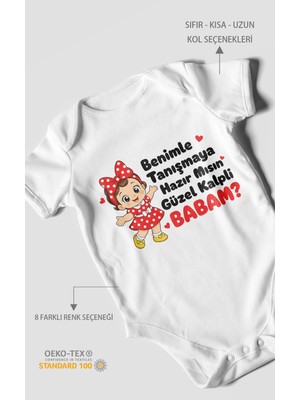 Morivo Kids Babaya Özel Kısa Kollu Bebek Body %100 Pamuk