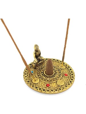 Mentra Online Metal Yuvarlak Budalı Tütsülük Tütsülük Buhurdanlık 10 cm