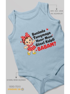 Morivo Kids Babaya Özel Sıfır Kollu Bebek Zıbını %100 Pamuk