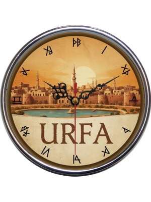 Bsb Urfa Temalı Duvar Saati 16CM A1571