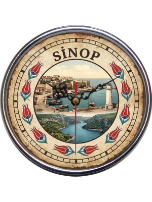 Bsb Sinop Temalı Duvar Saati 16CM A1561
