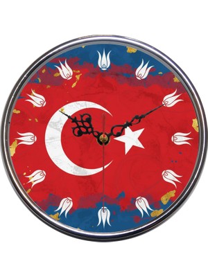 Bsb Türkiye Temalı Duvar Saati 16CM A1569