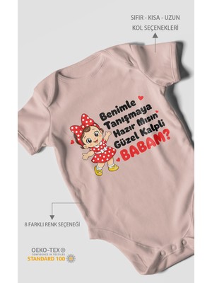 Morivo Kids Babaya Özel Kısa Kollu Bebek Body %100 Pamuk