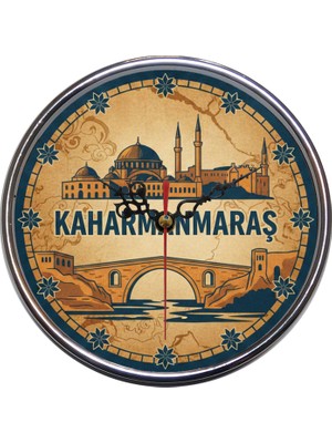 Bsb Kahramanmaraş Temalı Duvar Saati 16CM A1550