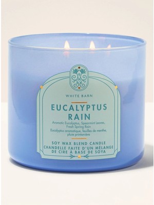 Bath & Body Works Eucalyptus Rain Büyük Mum 411 G