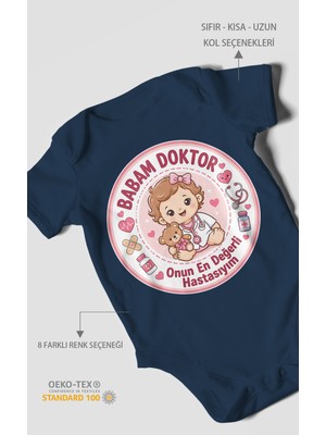 Morivo Kids Babaya Özel Kısa Kollu Bebek Body %100 Pamuk