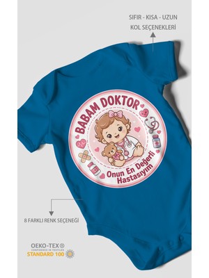 Morivo Kids Babaya Özel Kısa Kollu Bebek Body %100 Pamuk