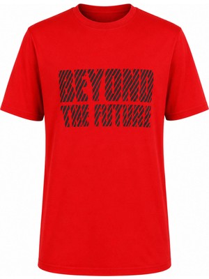 Trender Beyond The Future Baskı Süpreme Kırmızı Erkek T-Shirt 226-14