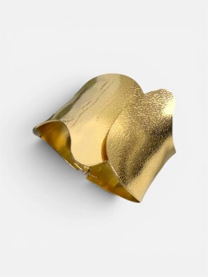 Gold Kalın Çelik Bilezik