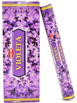 Mentra Online 20ADET Hem Vıolet Aromalı Çubuk Tütsü Tütsülük Buhurdanlık