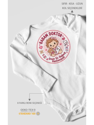 Morivo Kids Babaya Özel Uzun Kollu Bebek Body %100 Pamuk