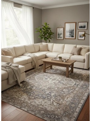 Fenomen Carpet Otantik Koleksiyonu Yumuşak Dokulu Eskitme Vintage Halı