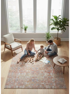 Fenomen Carpet Otantik Koleksiyonu Yumuşak Dokulu Eskitme Vintage Halı