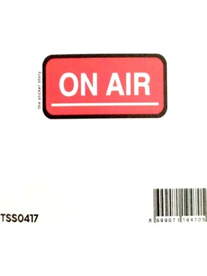 Ekstrafix The Sticker Story On Aır TSS417 Kişileştirme Stickerı - 2 Adet