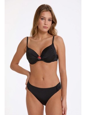 Argento Kadın Destekli Siyah Bikini Takım C1T0N030921