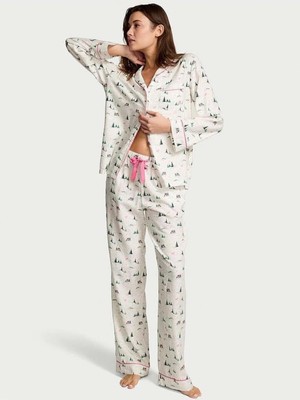 Victoria's Secret Flannel Uzun Pijama Takımı
