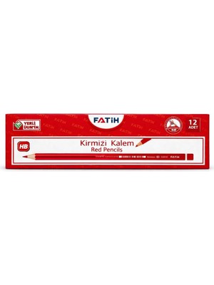 Fatih Kırmızı Kopya Kalemi 12 Adet