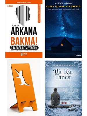 Parola Yayınları Arkana Bakma! O Tarafa Gitmiyorsun - Alper Kul + Kuzey Işıklarının Şarkısı + Telefon Tutucu + Bir Kar Tanesi