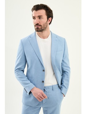 MCR Kırçıllı Slim Fit Mono Yaka Torba Cep Pantolonu Ipli Erkek Takım Elbise