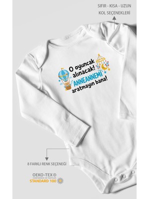 Morivo Kids Anneanneye Özel Uzun Kollu Bebek Body %100 Pamuk